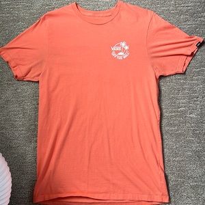 Never worn vans orange tee